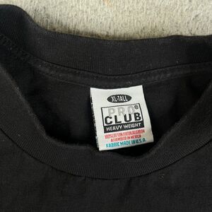 VTG  Y2K BLANK PRO CLUB T Shirt XLT Big & Tall Black USA Heavyweight Streetwear